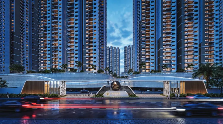 Entrance gate of Prestige Golden Grove